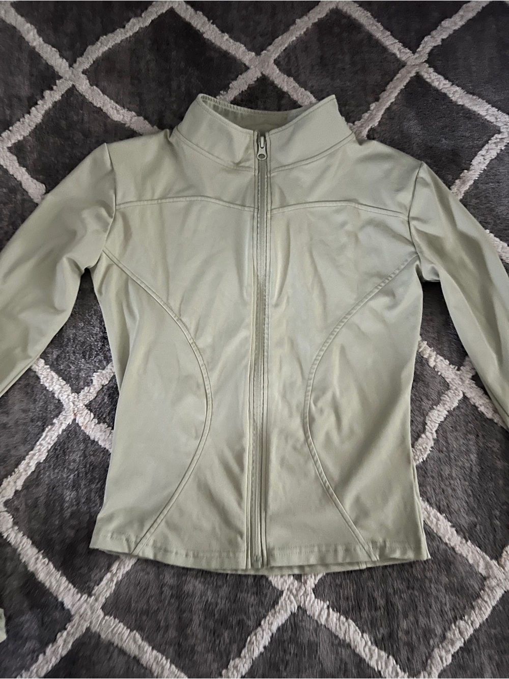 Women’s Zipup Gym Jacket in Sage Green’s